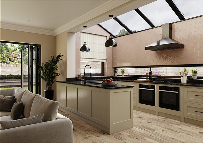 The British Stripe Co. Mary, Dover No.1 - Roman Blind - Image 6